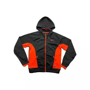 Nike Повседневная спортивная куртка с капюшоном Color Block, мужские куртки, черная 620767-010 L