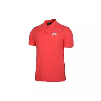 Nike Повседневная спортивная рубашка поло с однотонным логотипом, мужские топы, красные 909747-850 XL