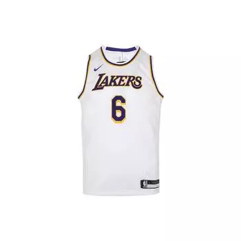 Nike Повседневный спортивный костюм Lakers Team James 6 Jersey Kids Sportswear Белый 3Z2B7BZ1P-LAK06 M