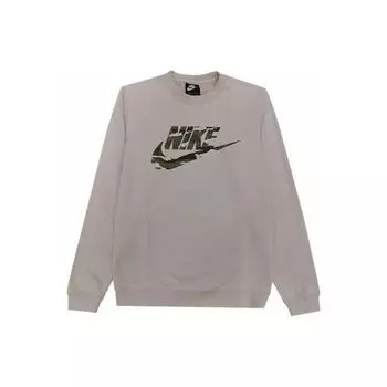 Nike Пуловер с круглым вырезом и логотипом, мужские топы Off-White CU4526-070 L