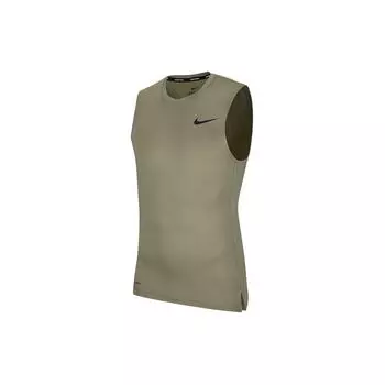 Nike Пуловер с круглым вырезом и принтом логотипа, тренировочный, фитнес-легкий, быстросохнущий, дышащий, сверхлегкий, эластичный, влагоотводящий жилет без рукавов BV5601-320 M