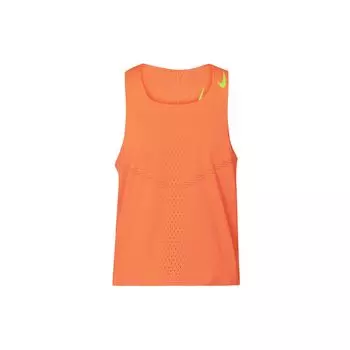 Nike Pure Color Logo Дышащая быстросохнущая спортивная майка для бега для тренировок Мужские топы Оранжевый DM4625-803 S