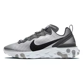 Nike React Element 55 Quilted Grid — белые кроссовки унисекс CI3835-001