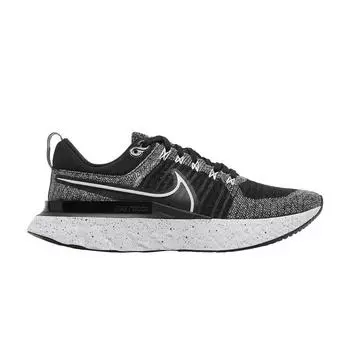 Nike React Infinity Run Flyknit 2 Белые черные мужские кроссовки CT2357-101 49.5