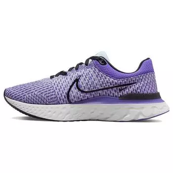 Nike React Infinity Run Flyknit 3 Pure Platinum Psychic Purple мужские кроссовки Iris-Whisper Black DV0697-043
