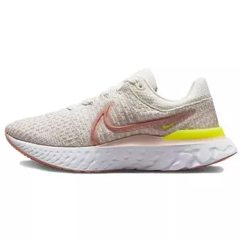 Nike React Infinity Run Flyknit 3 Sail Light Madder Root Женские кроссовки Розовая атмосфера Розовый-Оксфорд DD3024-102 35.5