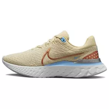 Nike React Infinity Run Flyknit 3 Sesame Metallic Copper Женские кроссовки Brown Oatmeal White DX1937-200 36