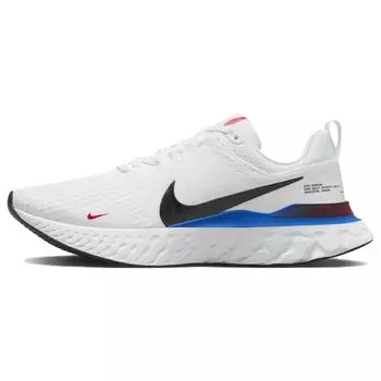 Nike React Infinity Run Flyknit 3 White Photo Blue Red Мужские кроссовки University-Red Black FJ3994-100 47.5