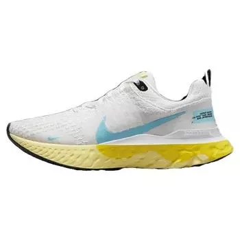 Nike React Infinity Run Flyknit 3 White Baltic Blue Женские кроссовки Platinum-Tint DZ3016-102 37.5