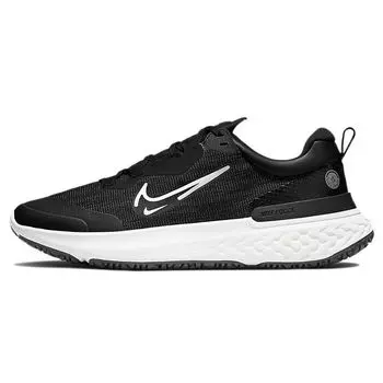 Nike React Miler 2 Shield Black White Мужские кроссовки Off-Noir Light-Smoke-Grey Platinum-Tint DC4064-001 44