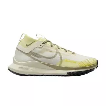 Nike React Pegasus Trail 4 GORE-TEX Pale Ivory Neutral Olive Женские кроссовки Кремовые светяще-зеленые высоковольтные DJ7929-101 35.5