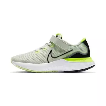 Nike Renew Run Spruce Aura (PS) Детские кроссовки Sail Volt Black CT1436-003