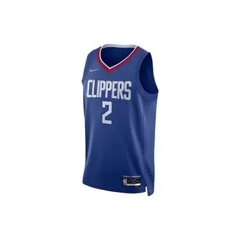 Nike Ретро быстросохнущая баскетбольная майка NBA SW Fan Edition Los Angeles Clippers Leonard 2 мужская майка синяя DB3575-400 S