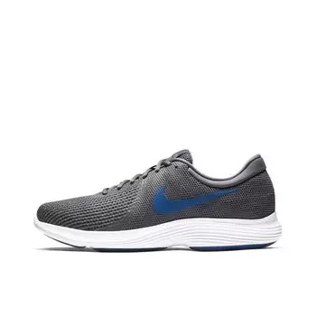 Nike Revolution 4 Dark Grey Мужские кроссовки Gym-Blue Anthracite White 908988-009