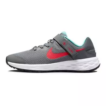 Nike Revolution 6 FlyEase GS Smoke Grey Siren Red Женские кроссовки Washed-Teal DD1113-006 36