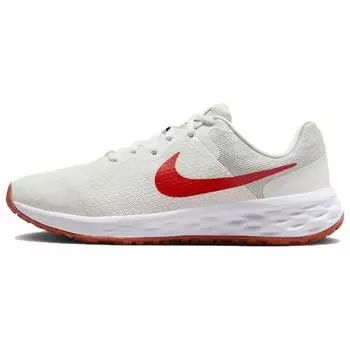 Nike Revolution 6 GS Summit White Track Red Детские кроссовки Obsidian DD1096-102 35.5