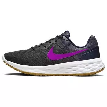 Nike Revolution 6 Next Nature Anthracite Vivid Purple Мужские кроссовки Черный Черненый-Синий Каньон-Фиолетовый DC3728-011 44