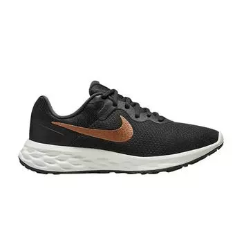 Nike Revolution 6 Next Nature Dark Smoke Grey Metallic Copper Женские кроссовки Summit-White Black DC3729-009 38