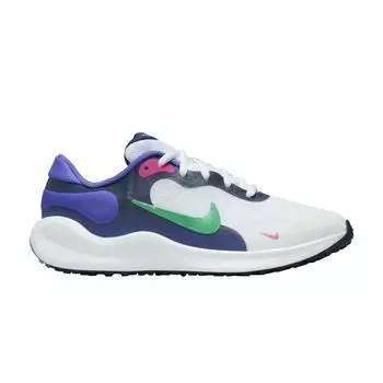 Nike Детские кроссовки Revolution 7 GS Midnight Navy Stadium Зеленые детские белые персидско-фиолетовые FB7689-101 36