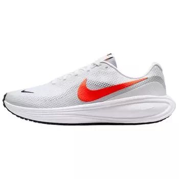 Nike Revolution 8 Белые Ярко-малиновые Мужские Кроссовки Чисто-платиновый Черный HJ9198-102 44