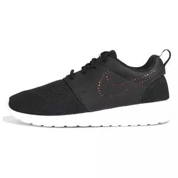 Nike Roshe One Противоскользящие Износостойкие Низкие Кроссовки для Бега Женские Черные 35.5