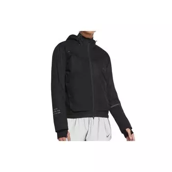 Nike Run Division Повседневная спортивная куртка с капюшоном для бега Женская куртка черного цвета CZ1531-010 S