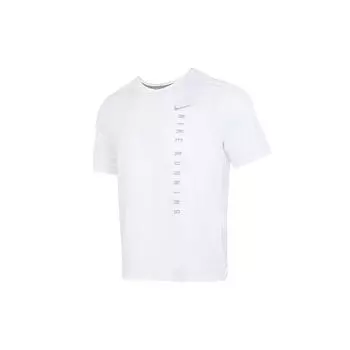 Nike Running Casual Sports Дышащая футболка с коротким рукавом Мужские топы Белые DA1316-100 S