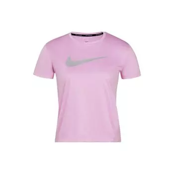 Nike Running Training Фитнес Спортивная футболка с круглым вырезом Женские топы Rising-Pink CN5185-629 L