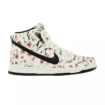 Мужские кроссовки Nike SB Dunk High Pro Cherry Blossom Multi-Color Sail Black-Light-Crimson-White 305050-106