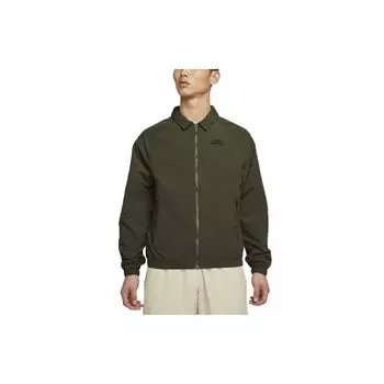 Nike SB Повседневная спортивная рабочая одежда Скейтборд Тканая куртка Мужская верхняя одежда Зеленый CV4306-325 XL