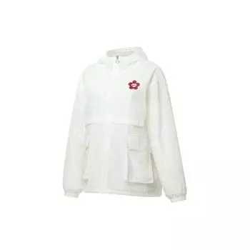 Nike Серия Дня святого Валентина, однотонная повседневная куртка на молнии с капюшоном, женская куртка кокосового молока HF1130-133 S