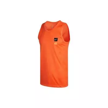 Nike Сетчатый трикотажный спортивный топ-майка для мужчин, оранжевый CV2408-842 M