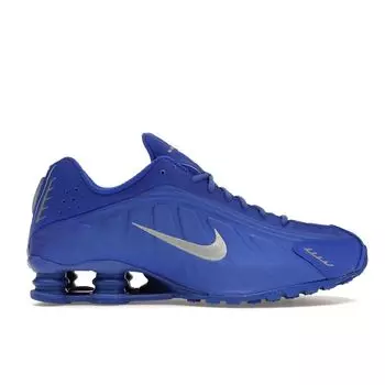 Nike Shox R4 Blue Woman Group женские кроссовки Racer-Blue Metallic-Silver Phantom HJ7303-445 36
