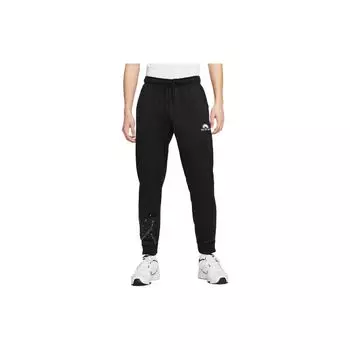 Мужские тренировочные спортивные штаны Nike с флисовой подкладкой Черные DX1545-010 L