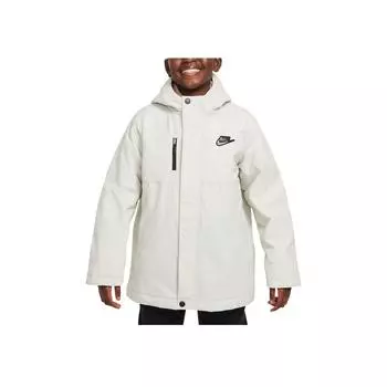 Nike Системы Три-в-Одном Модная Удобная Куртка С Капюшоном Детская Куртка Light-Bone HQ7180-072 S