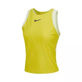 Nike Slam повседневный удобный спортивный жилет для фитнеса и тренировок женские топы желтый FZ6476-344 XL