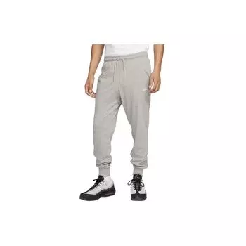 Nike Однотонные трикотажные спортивные брюки с логотипом и завязками, мужские, серые, FQ4331-063 XXL