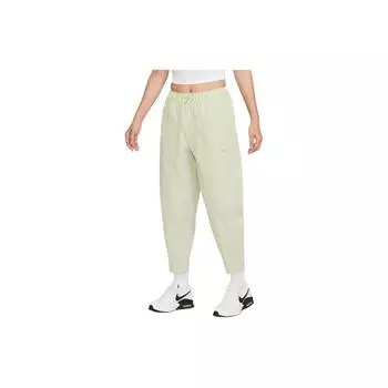 Nike Тканые спортивные штаны с сплошным логотипом, женские, зеленые, желтые, HF6174-371 XL