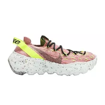Nike Space Hippie 04 Light Arctic Pink Женские кроссовки Lemon-Venom Black CD3476-700