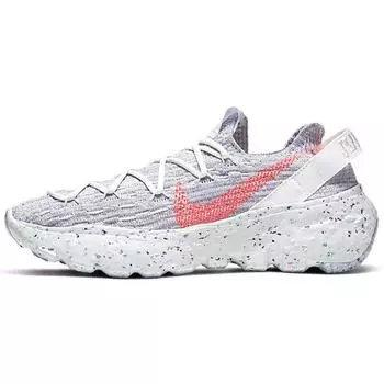 Nike Space Hippie 04 This Is Trash — женские кроссовки Crimson White Summit-White Hyper-Crimson CD3476-100