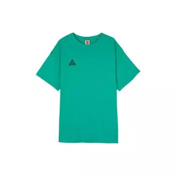 Nike Сплошной цвет пуловер с круглым вырезом и коротким рукавом, мужские топы, зеленый BQ7342-319 M