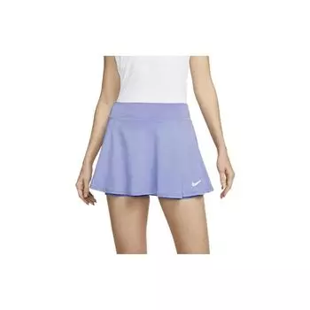 Nike сплошной цвет с логотипом и эластичным поясом, плиссированные шорты, юбка, женские брюки, фиолетовый DH9553-569 XL