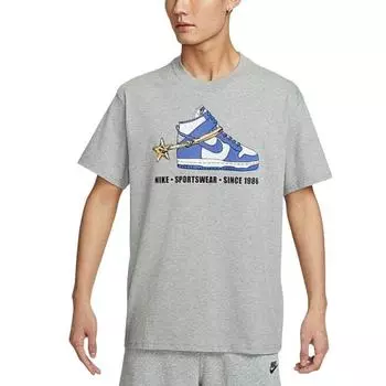 Nike Спортивная дышащая футболка с коротким рукавом Мужские топы HQ9274-063 M