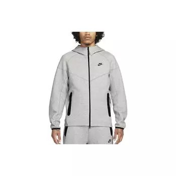 Толстовка с капюшоном Nike Sportswear Tech Fleece Windrunner Full Zip темно-серого цвета/черного цвета для мужчин FB7921-063 XL