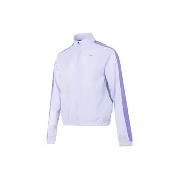 Nike Спортивная куртка на молнии с логотипом, женские куртки, фиолетовая, DX1038-536 M