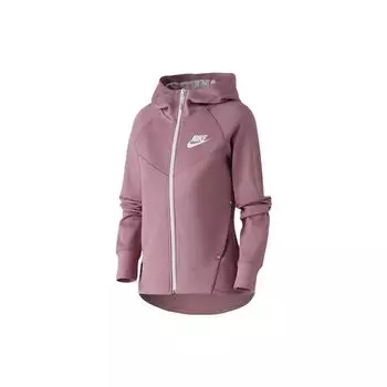 Nike Спортивная куртка с логотипом, однотонная, женская, фиолетовая 930760-515 S