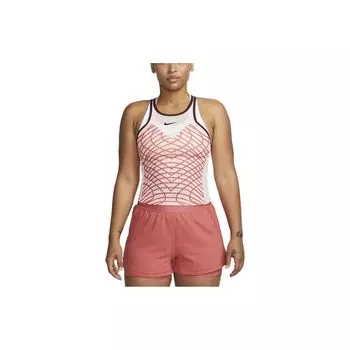 Nike Спортивная майка Court Dri-FIT Slam Striped Color-Block, женская, светло-розовая DR9755-686 M