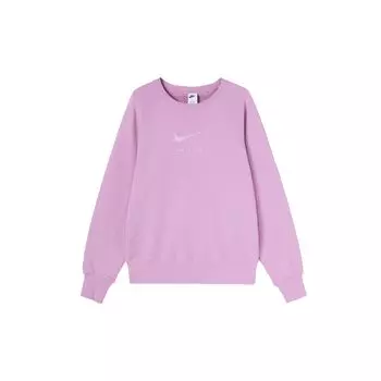 Nike Спортивная одежда Air Logo Толстовка с круглым вырезом Мужские топы Фиолетовый DV9830-591 M