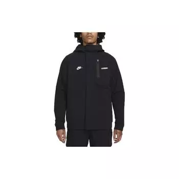 Куртка с капюшоном и длинным рукавом Nike Sportswear Air Max Graphic Print, мужские куртки, черные FN0243-010 XL