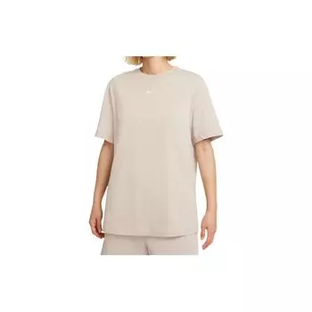 Nike Спортивная одежда Essential Solid Logo Running Training Дышащая футболка с круглым вырезом и коротким рукавом для женщин, топы цвета хаки DH4256-236 XL